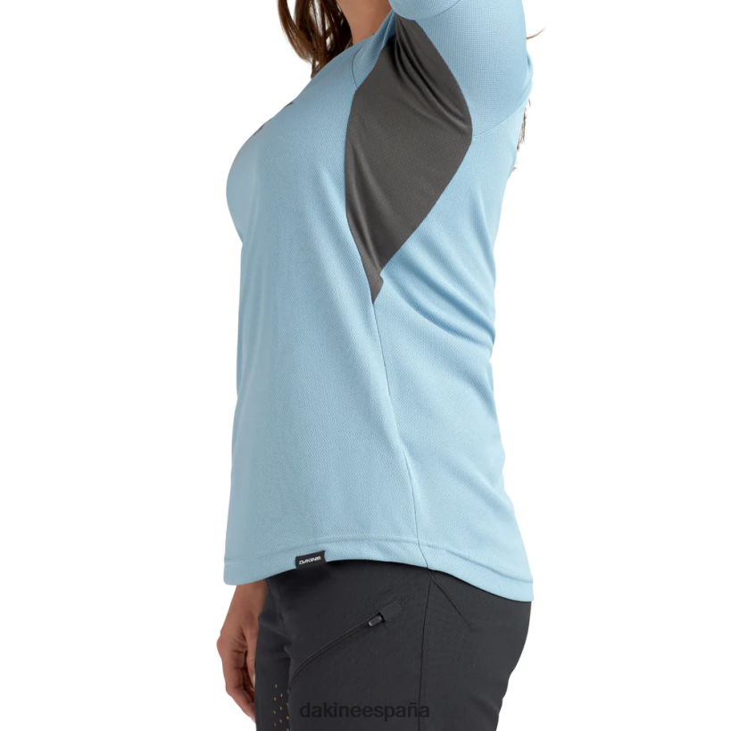 maillot ciclista manga corta thrillium cresta azul Dakine mujer ropa 2VTF0X756 - Image 4