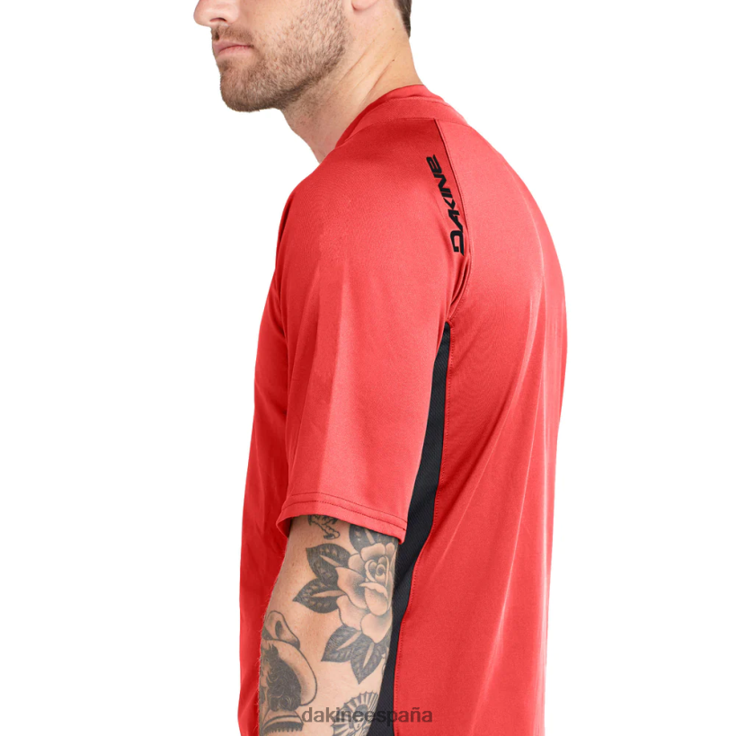 maillot ciclista manga corta thrillium rojo de seguridad Dakine hombres ropa 2VTF0X167 - Image 5