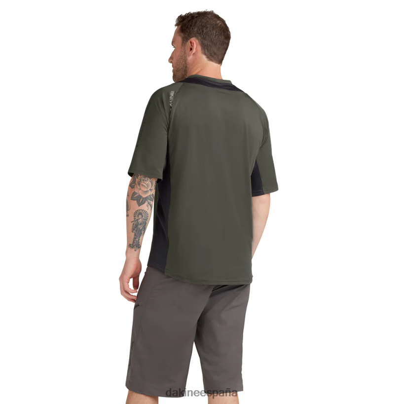maillot ciclista manga corta vectra turba verde Dakine hombres ropa 2VTF0X171 - Image 2