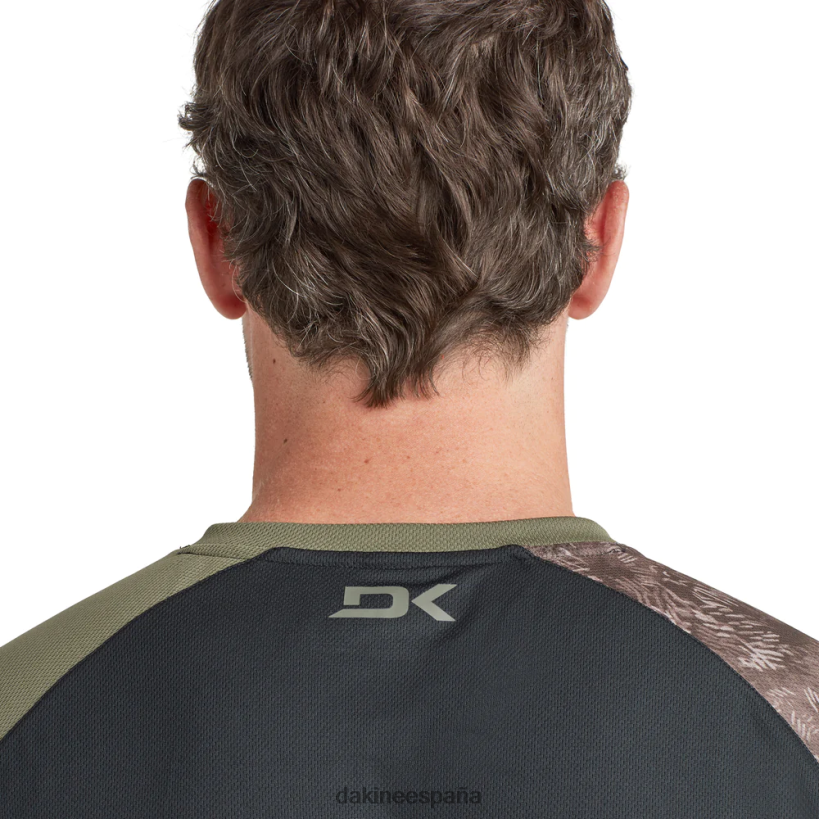 maillot ciclista manga larga thrillium negro/verde canopee y estampado hasher Dakine hombres ropa 2VTF0X154 - Image 5
