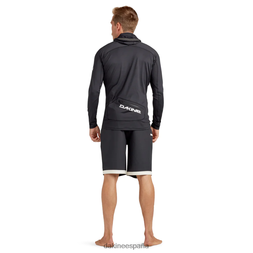 sudadera con capucha de manga larga con ajuste ceñido hd negro Dakine hombres ropa 2VTF0X236 - Image 4