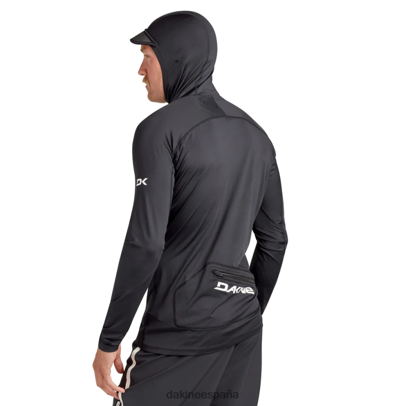 sudadera con capucha de manga larga con ajuste ceñido hd negro Dakine hombres ropa 2VTF0X236 - Image 8