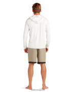 sudadera con capucha de manga larga y corte holgado Mission surfear blanco Dakine hombres ropa 2VTF0X249 - Image 4