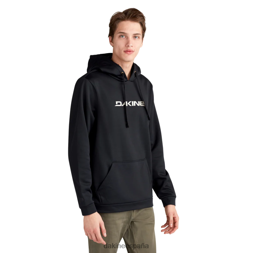 sudadera con capucha polar con tecnología ferroviaria negro Dakine hombres ropa 2VTF0X41 - Image 2
