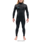 traje de neopreno completo con cremallera en el pecho de misión 4/3 mm negro - 21 Dakine hombres ropa 2VTF0X114