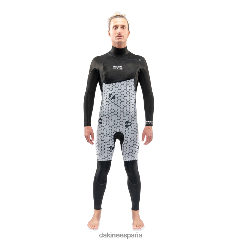 traje de neopreno completo con cremallera en el pecho de misión 4/3 mm negro Dakine hombres ropa 2VTF0X113 - Image 5