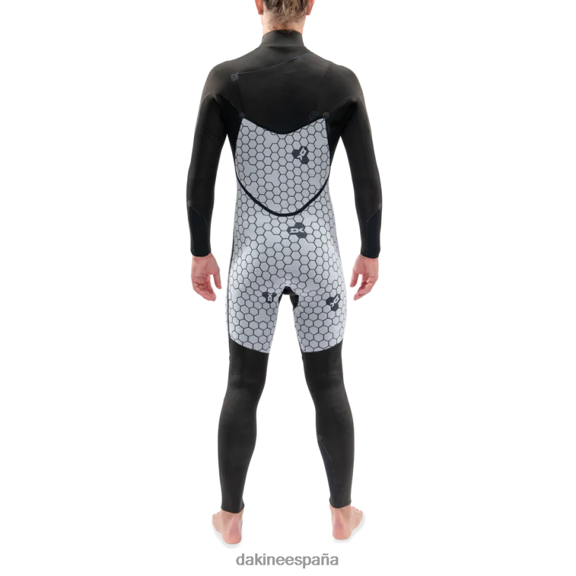 traje de neopreno completo con cremallera en el pecho de misión 4/3 mm negro Dakine hombres ropa 2VTF0X113 - Image 9