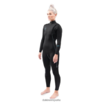 traje de neopreno completo con cremallera en el pecho de misión 4/3 mm negro Dakine mujer ropa 2VTF0X741 - Image 2