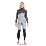 traje de neopreno completo con cremallera en el pecho de misión 4/3 mm negro Dakine mujer ropa 2VTF0X741 - Image 5