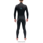 Traje de neopreno completo con cremallera en el pecho Mission 5/4/3mm negro Dakine hombres ropa 2VTF0X120 - Image 3