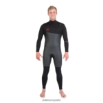Traje de neopreno completo con cremallera en el pecho Renegade Wind 5/4/3 mm negro Dakine hombres ropa 2VTF0X110
