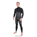 Traje de neopreno completo con cremallera en el pecho Renegade Wind 5/4/3 mm negro Dakine hombres ropa 2VTF0X110 - Image 3