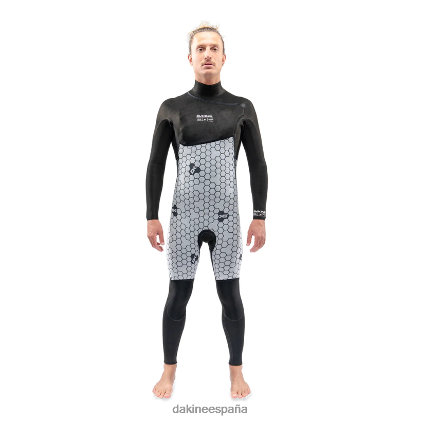 Traje de neopreno completo con cremallera en el pecho Renegade Wind 5/4/3 mm negro Dakine hombres ropa 2VTF0X110 - Image 5