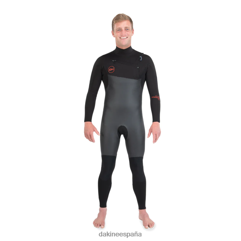 Traje de neopreno completo con cremallera en el pecho Renegade Wind 5/4/3 mm negro Dakine hombres ropa 2VTF0X110 - Image 1