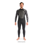 Traje de neopreno completo con cremallera trasera Quantum 3/2 mm f/l camuflaje negro/blanco Dakine hombres ropa 2VTF0X112