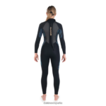 Traje de neopreno completo con cremallera trasera Quantum 3/2 mm f/l Gris oscuro Dakine mujer ropa 2VTF0X751 - Image 3