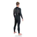 Traje de neopreno completo con cremallera trasera Quantum 3/2 mm gbs Gris oscuro Dakine hombres ropa 2VTF0X126 - Image 3