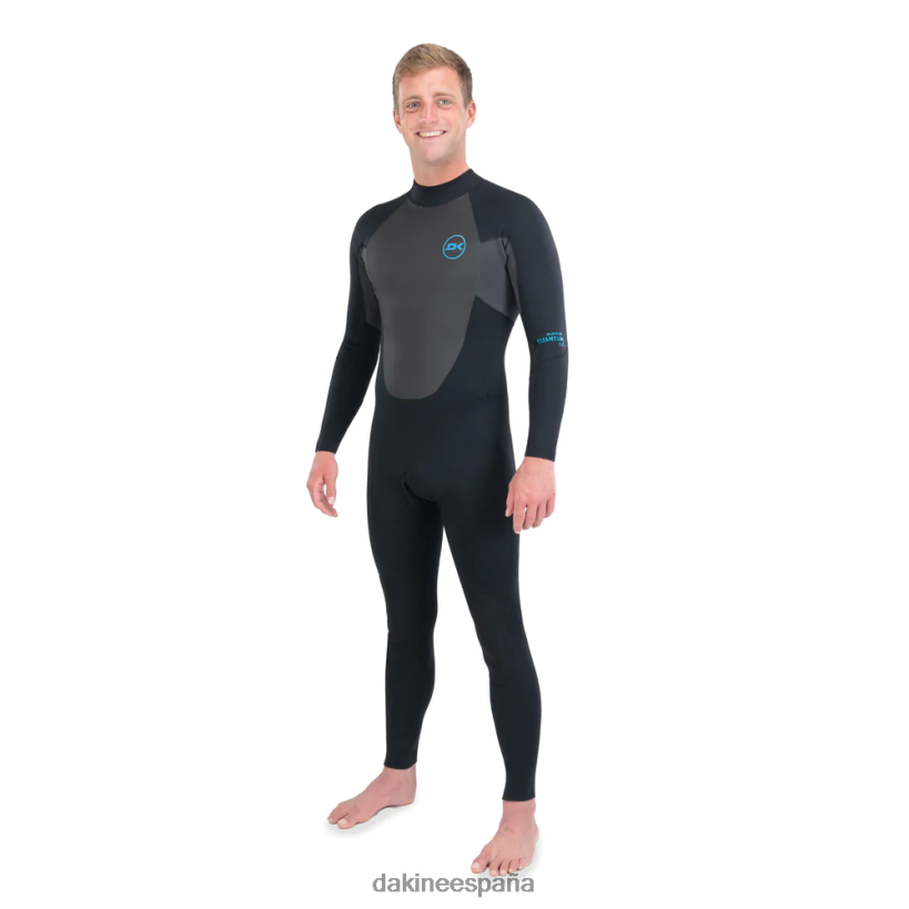 Traje de neopreno completo con cremallera trasera Quantum 5/4/3 mm gbs Gris oscuro Dakine hombres ropa 2VTF0X122 - Image 2