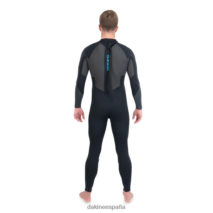 Traje de neopreno completo con cremallera trasera Quantum 5/4/3 mm gbs Gris oscuro Dakine hombres ropa 2VTF0X122 - Image 3