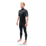 Traje de neopreno completo de manga corta con cremallera en el pecho Quantum 2/2 mm Gris oscuro Dakine hombres ropa 2VTF0X102 - Image 2