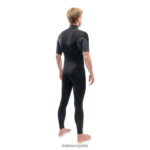 Traje de neopreno completo de manga corta con cremallera en el pecho Quantum 2/2 mm Gris oscuro Dakine hombres ropa 2VTF0X102 - Image 4