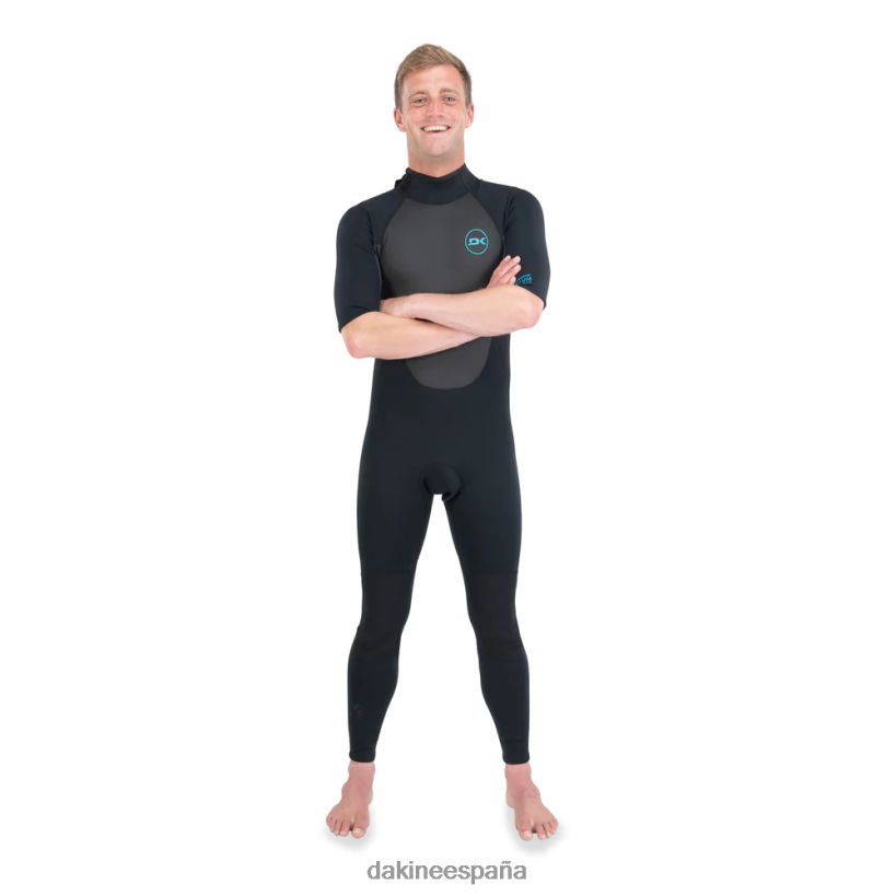 Traje de neopreno completo de manga corta con cremallera trasera Quantum 2/2 mm f/l Gris oscuro Dakine hombres ropa 2VTF0X117 - Image 1