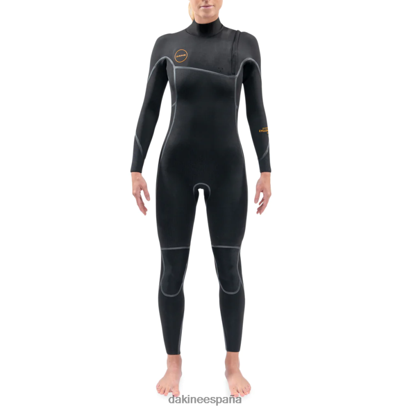 traje de neopreno completo sin cremallera cyclone 4/3mm negro Dakine mujer ropa 2VTF0X738 - Image 1