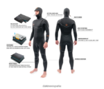 traje de neopreno con capucha sin cremallera cyclone 5/4 mm negro Dakine hombres ropa 2VTF0X87 - Image 5