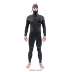 traje de neopreno con capucha y cremallera en el pecho ciclón 4/3 mm negro Dakine hombres ropa 2VTF0X124