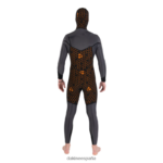 traje de neopreno con capucha y cremallera en el pecho cyclone 5/4 mm negro Dakine hombres ropa 2VTF0X125 - Image 6