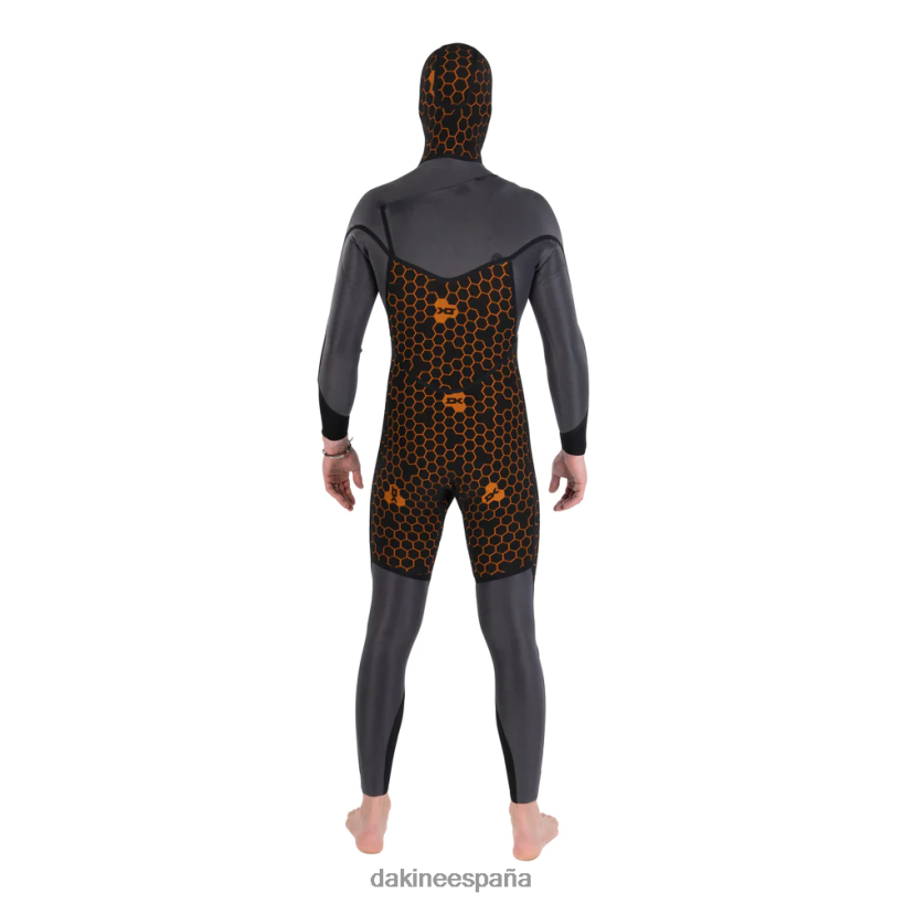 traje de neopreno con capucha y cremallera en el pecho cyclone 5/4 mm negro Dakine hombres ropa 2VTF0X125 - Image 6
