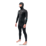 traje de neopreno con capucha y cremallera en el pecho de misión 4/3 mm negro - 21 Dakine hombres ropa 2VTF0X89 - Image 2