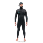 traje de neopreno con capucha y cremallera en el pecho de misión 4/3 mm negro - 21 Dakine hombres ropa 2VTF0X89
