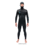 traje de neopreno con capucha y cremallera en el pecho de misión 4/3 mm negro Dakine hombres ropa 2VTF0X88