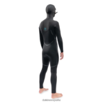 traje de neopreno con capucha y cremallera en el pecho de misión 4/3 mm negro Dakine hombres ropa 2VTF0X88 - Image 4