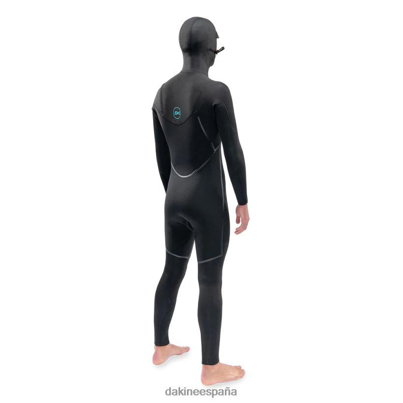 traje de neopreno con capucha y cremallera en el pecho de misión 4/3 mm negro Dakine hombres ropa 2VTF0X88 - Image 4
