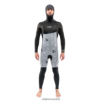 traje de neopreno con capucha y cremallera en el pecho de misión 6/5/4 mm negro - 21 Dakine hombres ropa 2VTF0X93 - Image 5
