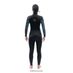 Traje de neopreno con capucha y cremallera en el pecho Quantum 5/4/3 mm Gris oscuro Dakine mujer ropa 2VTF0X739 - Image 2