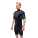 Traje de neopreno corto Quantum con cremallera en el pecho de 2/2 mm Gris oscuro Dakine hombres ropa 2VTF0X115 - Image 2