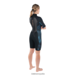 Traje de neopreno corto Quantum con cremallera trasera de 2/2 mm f/l Gris oscuro Dakine mujer ropa 2VTF0X752 - Image 2