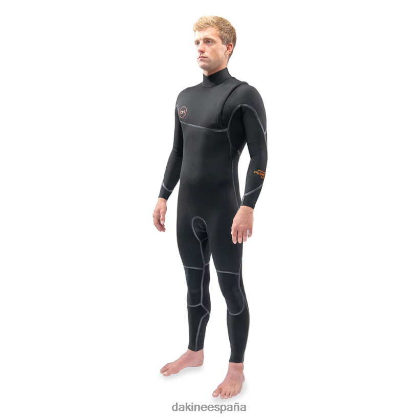 traje de neopreno sin cremallera ciclón 6/4 mm negro Dakine hombres ropa 2VTF0X101 - Image 3