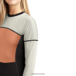 Traje de surf HD Rashguard de manga larga Arrecife de coral Dakine mujer ropa 2VTF0X780 - Image 8
