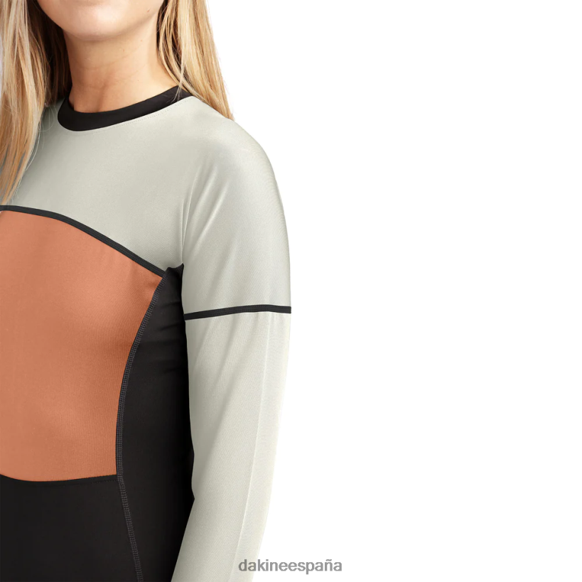 Traje de surf HD Rashguard de manga larga Arrecife de coral Dakine mujer ropa 2VTF0X780 - Image 8